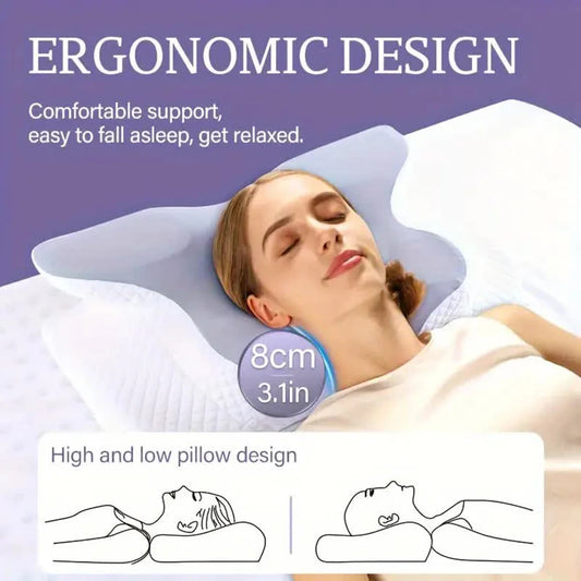 Élu Cervical Support Pillow — Memory Foam Contour Design