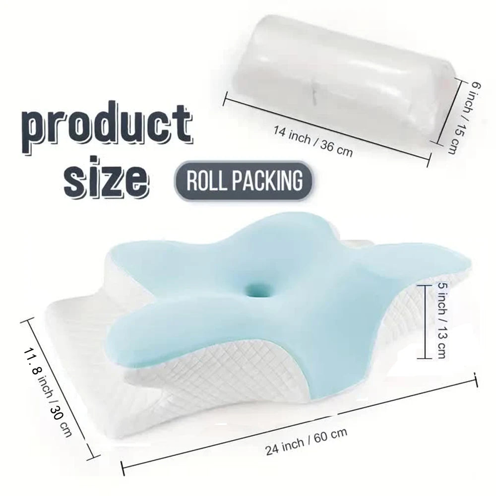 Élu Cervical Support Pillow — Memory Foam Contour Design