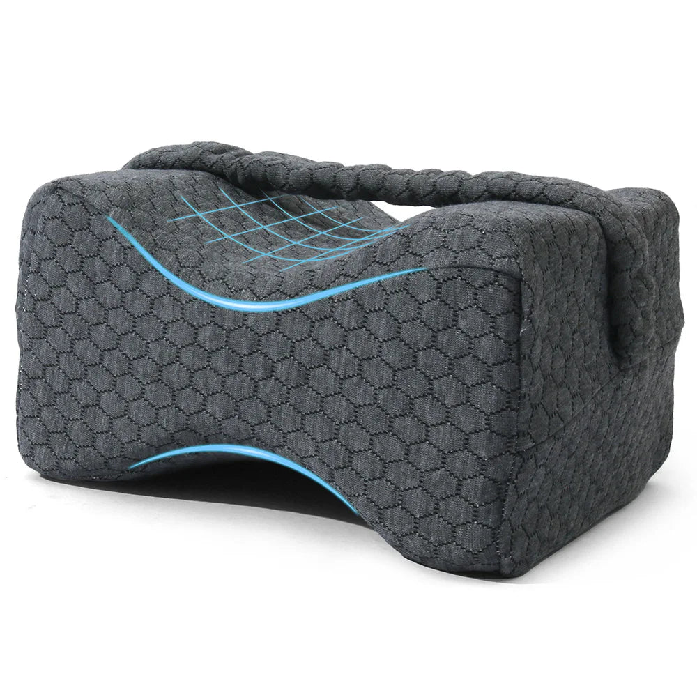 Élu Knee Support Pillow - Memory Foam Leg And Hip Alignment Cushion